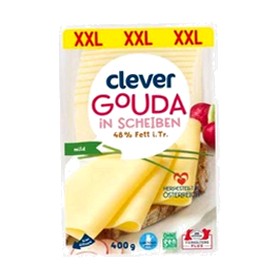 Gouda, Bergkäse & Schnittkäse (€/kg Vergleich)